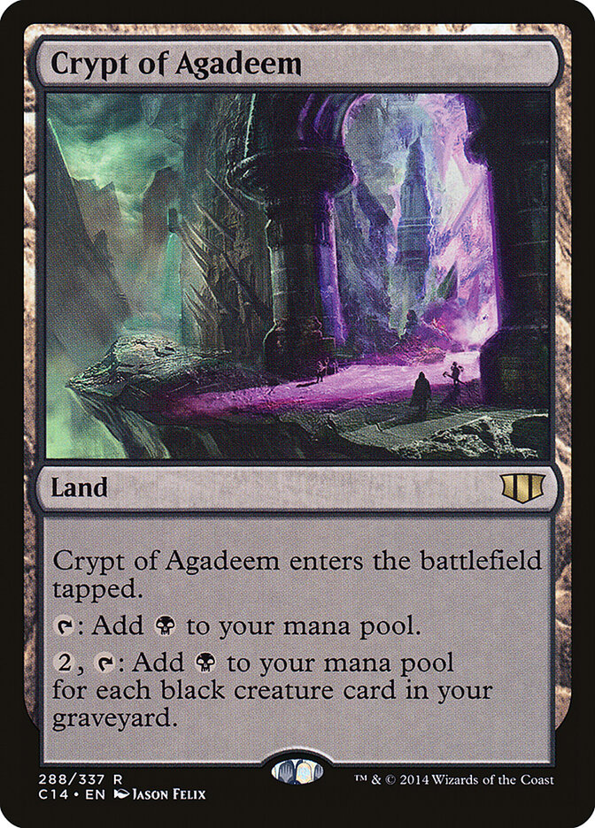 Crypte d'Agadeem — Commander 2014 288/337