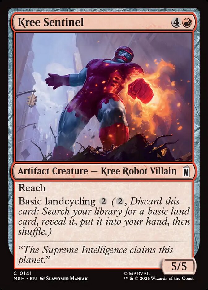 Kree Sentinel — Marvel Super Heroes 141/453