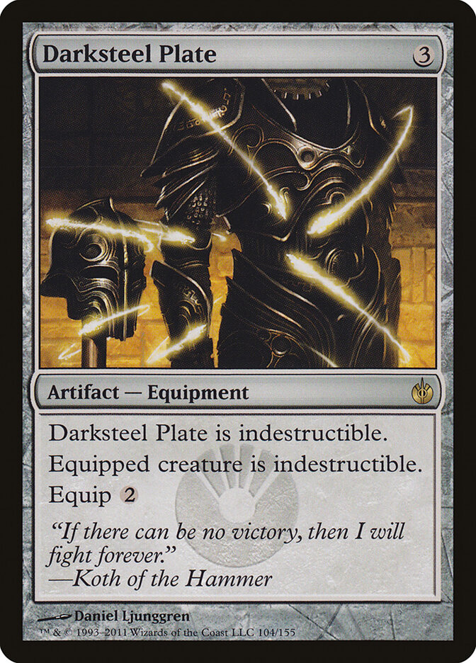 Darksteel Plate — Mirrodin Besieged 104/155