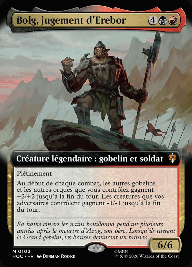 Bolg, jugement d'Erebor — The Hobbit Eternal 102/158