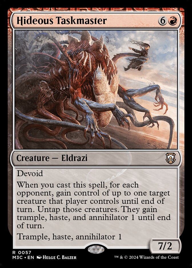 Hideous Taskmaster — Modern Horizons 3 Commander 57/398
