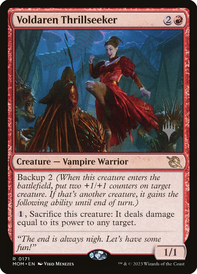 Voldaren Thrillseeker — March of the Machine Promos 171p/134