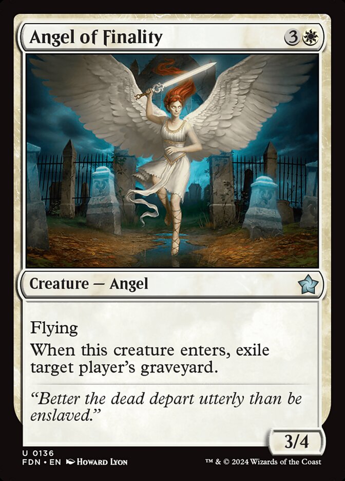 Angel of Finality — Foundations 136/771