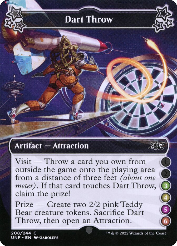 Dart Throw — Unfinity 208d/639
