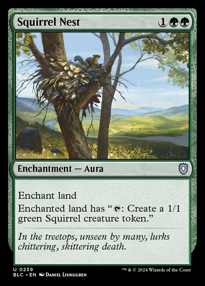 Squirrel Nest — Bloomburrow Commander 239/356