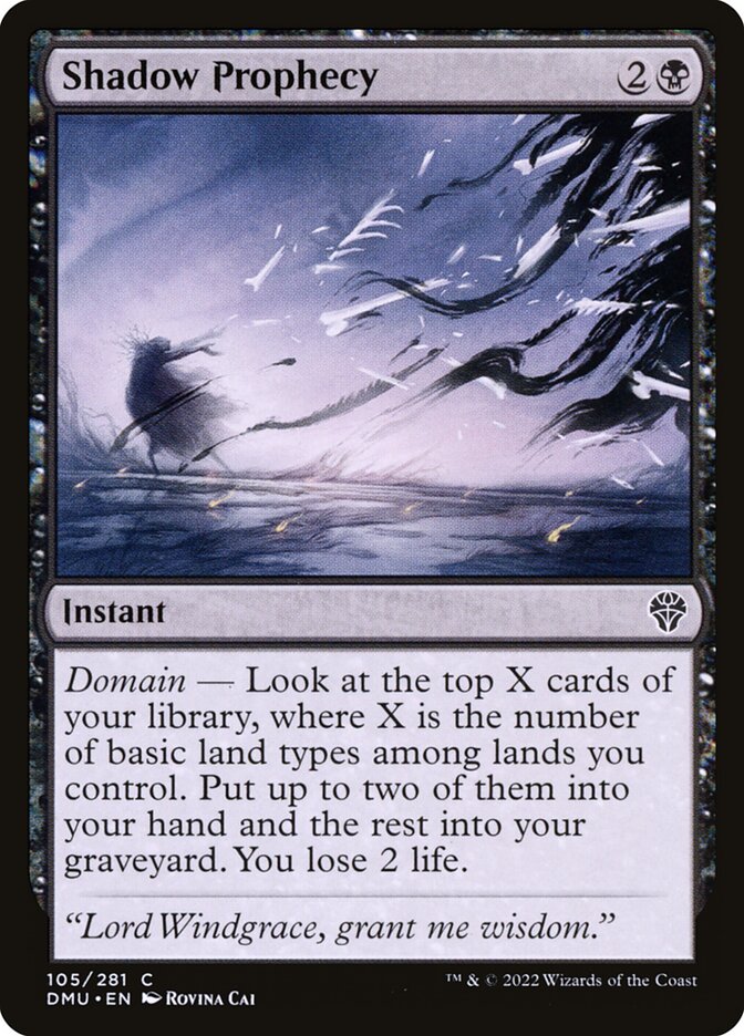 Shadow Prophecy — Dominaria United 105/453