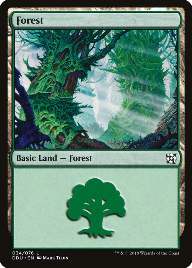 Forest — Duel Decks: Elves vs. Inventors 34/76