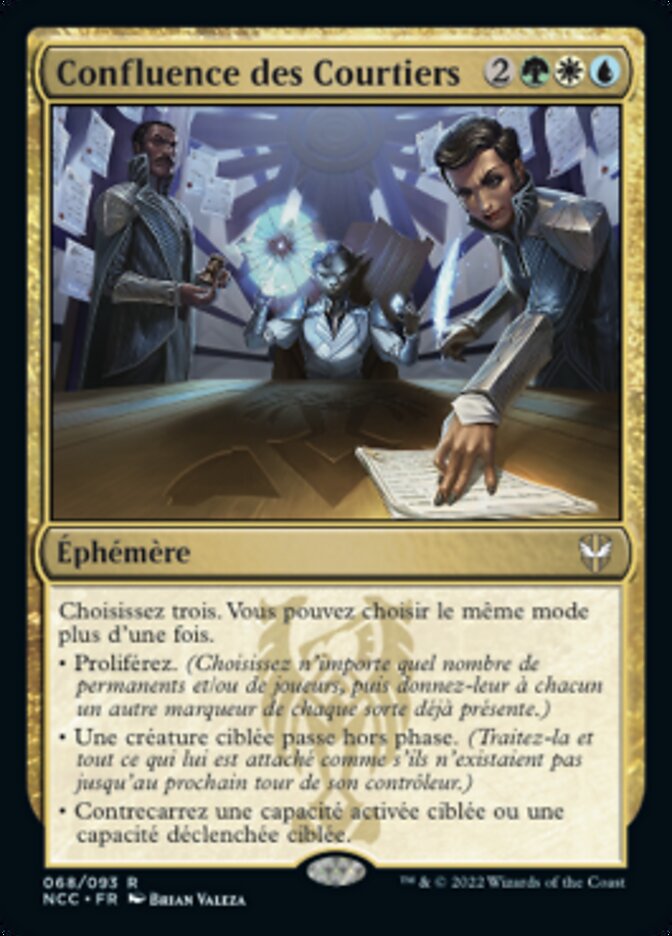 Confluence des Courtiers — New Capenna Commander 68/447