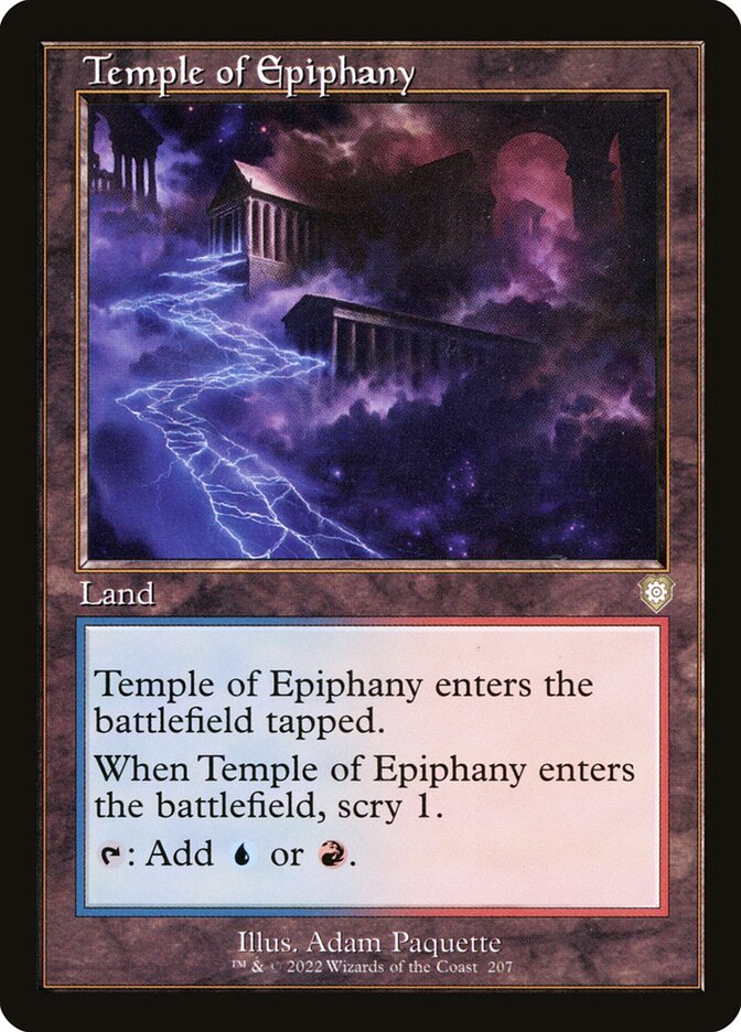 Temple of Epiphany — The Brothers' War Commander 207/209