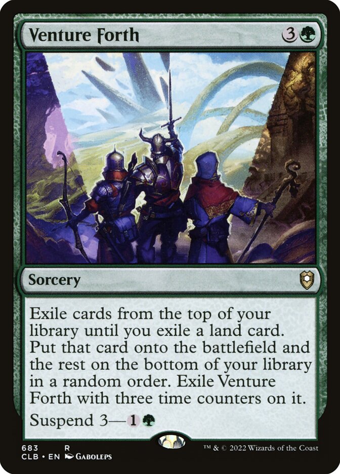 Venture Forth — Commander Legends: Battle for Baldur's Gate 683/936