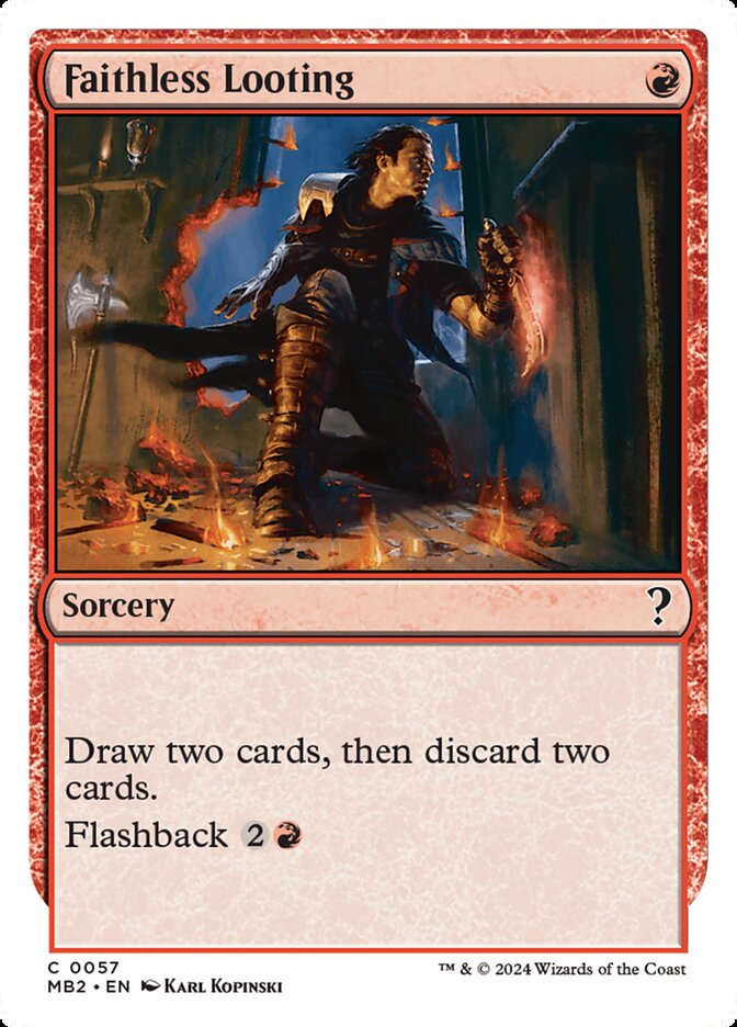 Faithless Looting — Mystery Booster 2 57/385