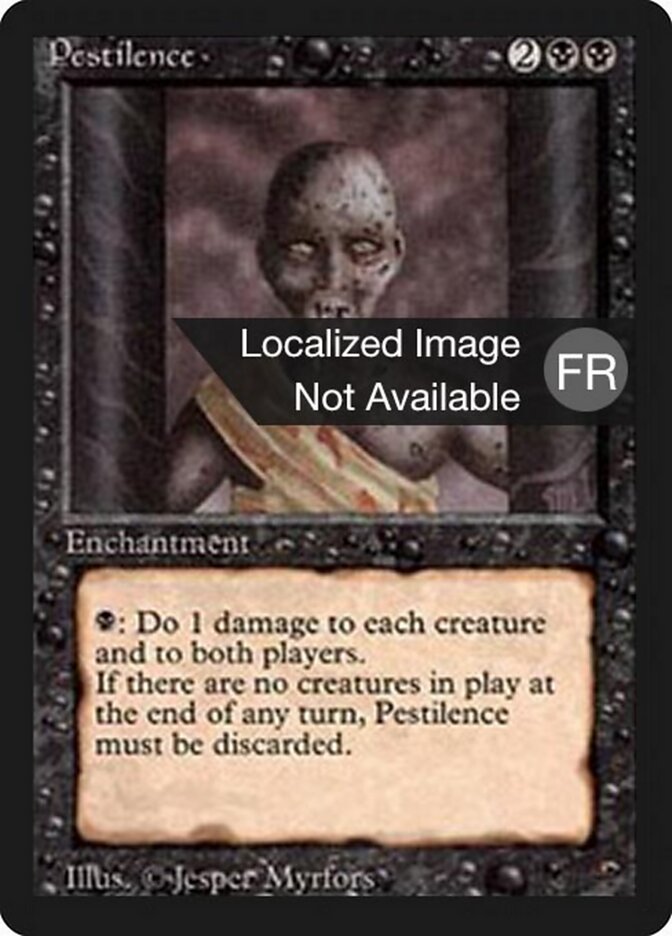 Peste — Foreign Black Border 122/307