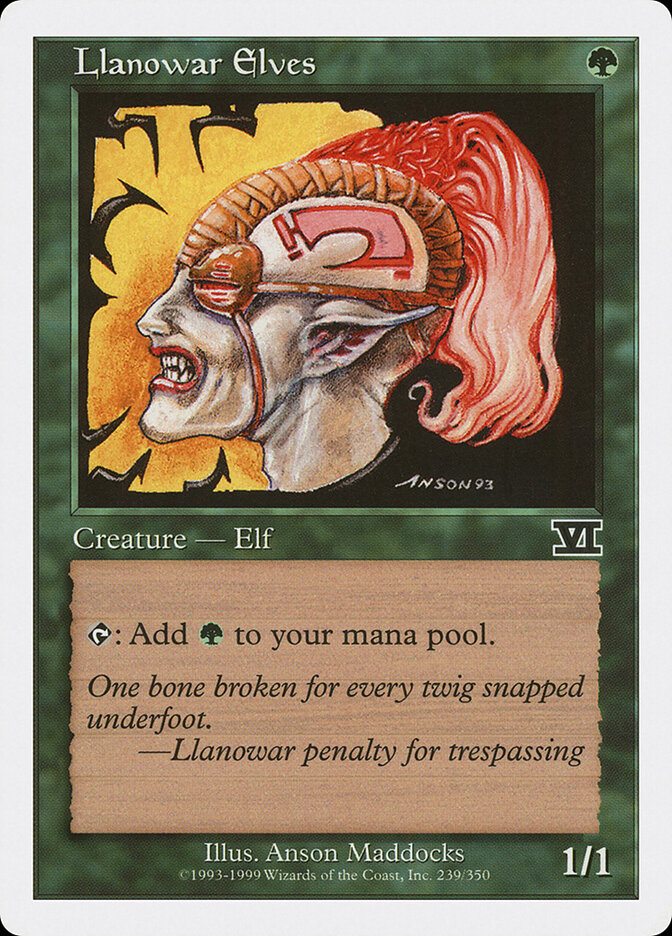 Llanowar Elves — Classic Sixth Edition 239/351