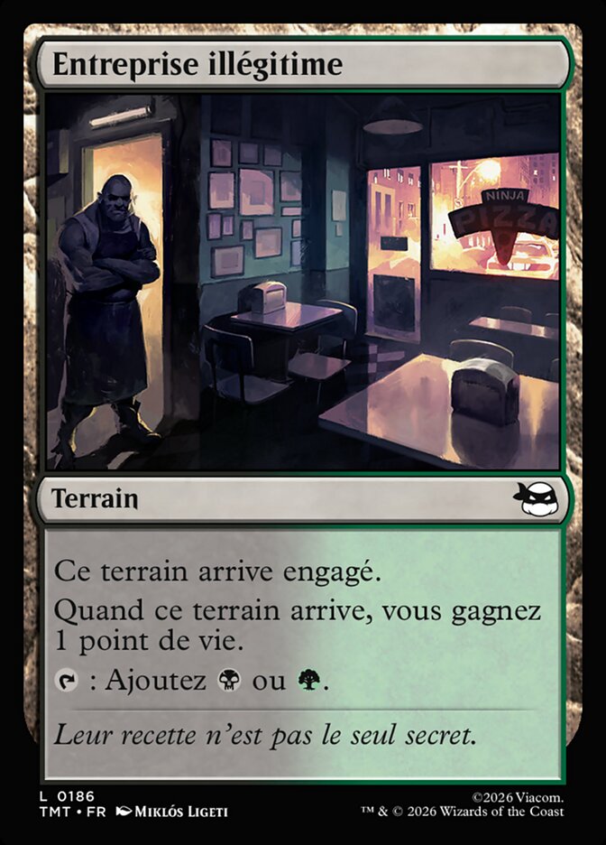 Entreprise illégitime — Teenage Mutant Ninja Turtles 186/320