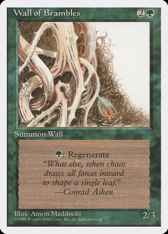 Wall of Brambles — Fourth Edition 282/378