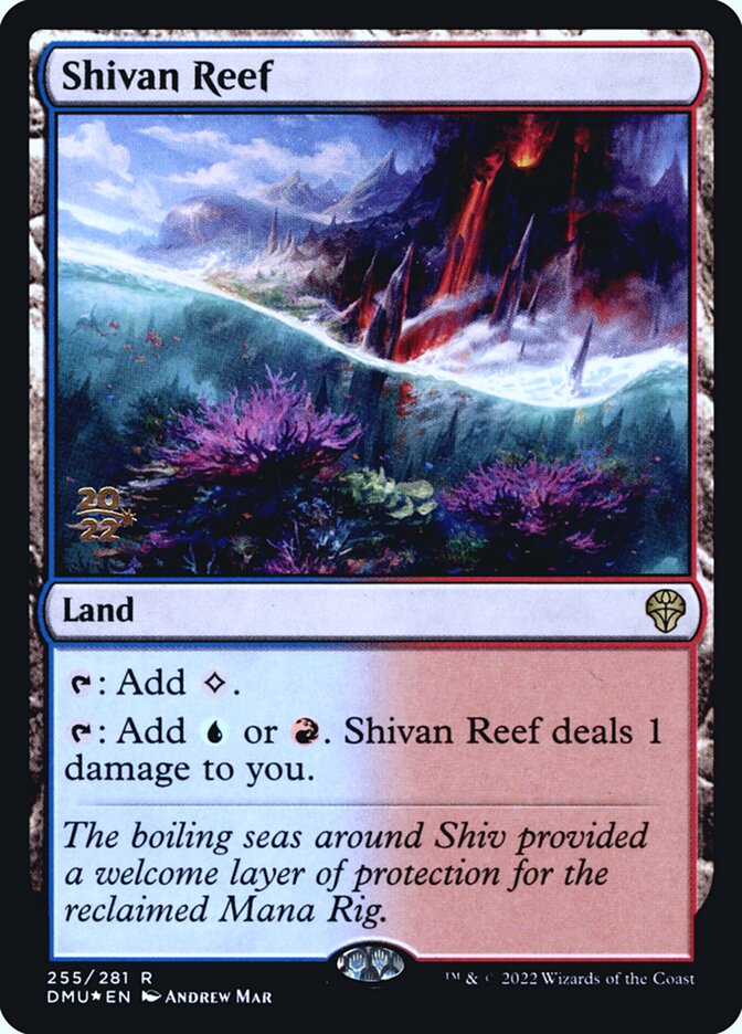 Shivan Reef — Dominaria United Promos 255s/161