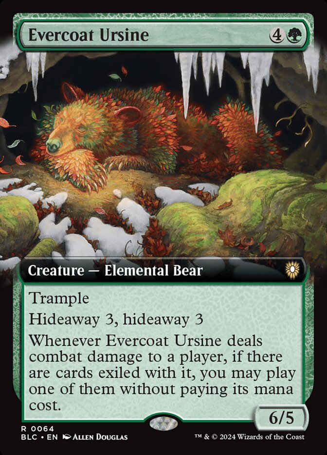 Evercoat Ursine — Bloomburrow Commander 64/356
