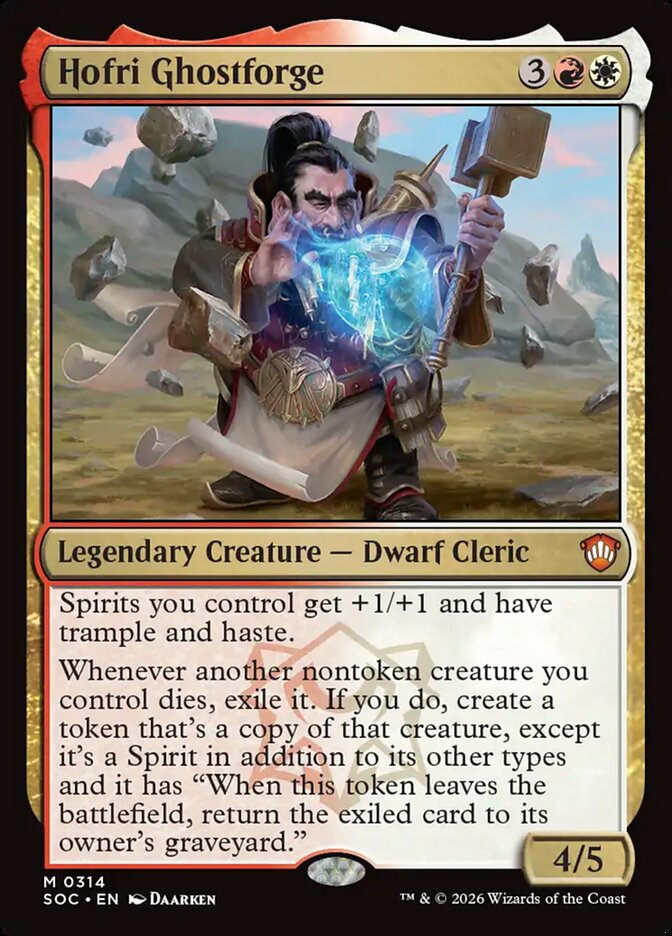 Hofri Ghostforge — Secrets of Strixhaven Commander 314/426