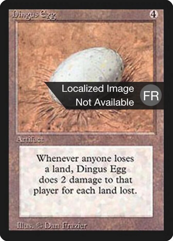 Dingus Egg — Foreign Black Border 244/307