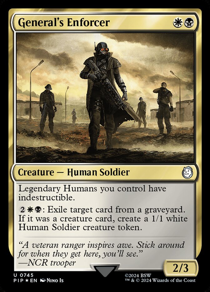 General's Enforcer — Fallout 745/1068