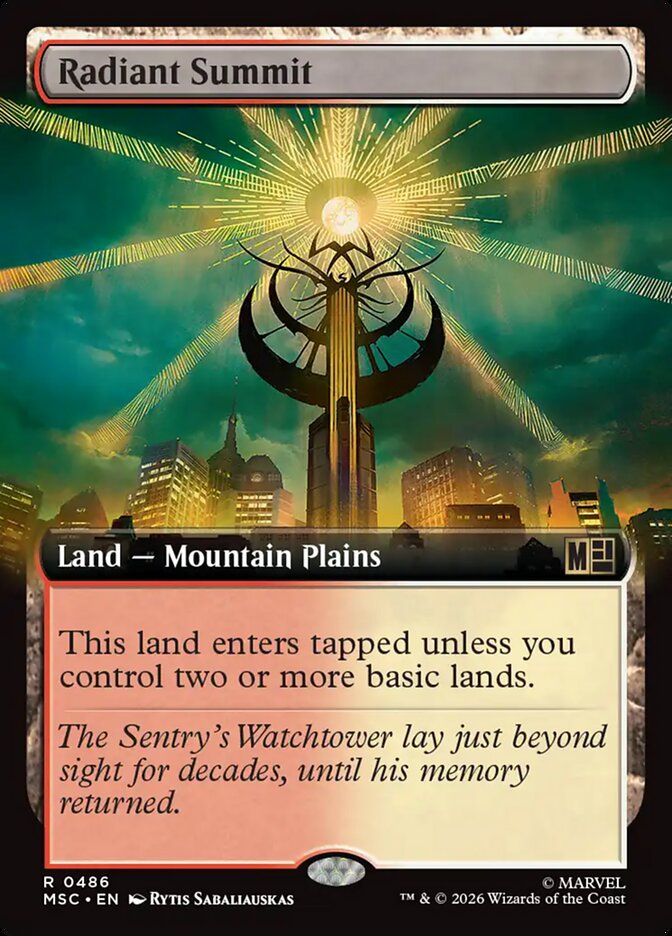 Radiant Summit — Marvel Super Heroes Commander 486/866