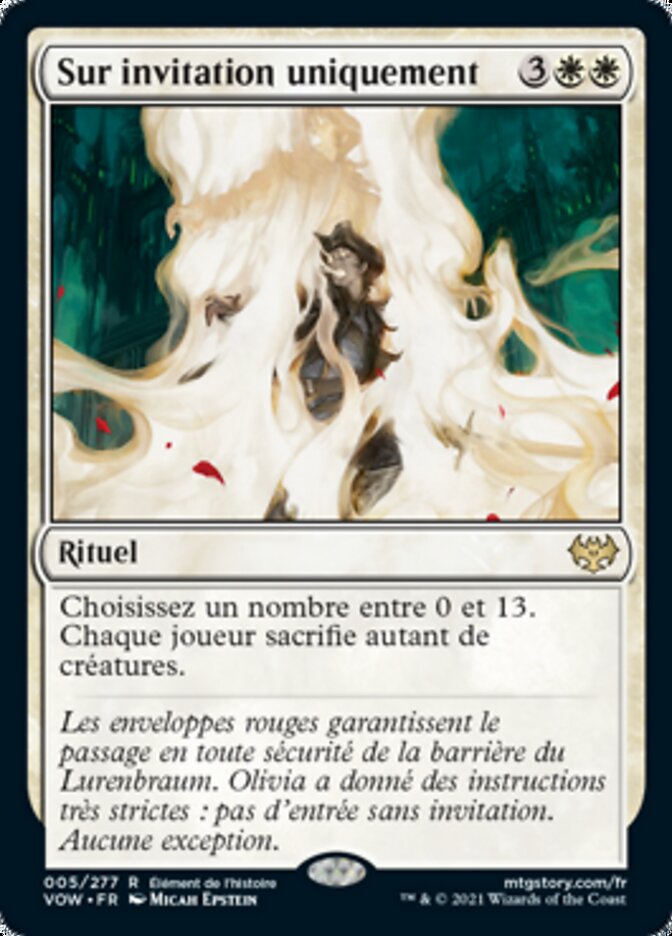 Sur invitation uniquement — Innistrad: Crimson Vow 5/423