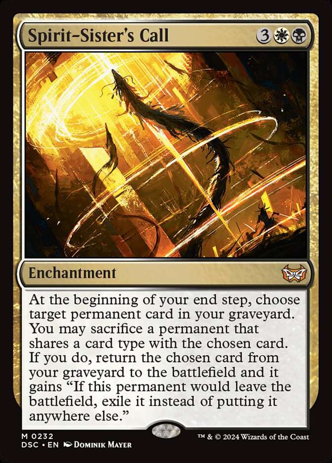 Spirit-Sister's Call — Duskmourn: House of Horror Commander 232/373
