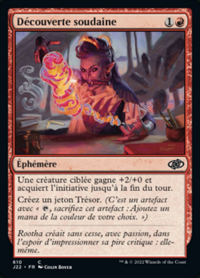 Découverte soudaine — Jumpstart 2022 610/835