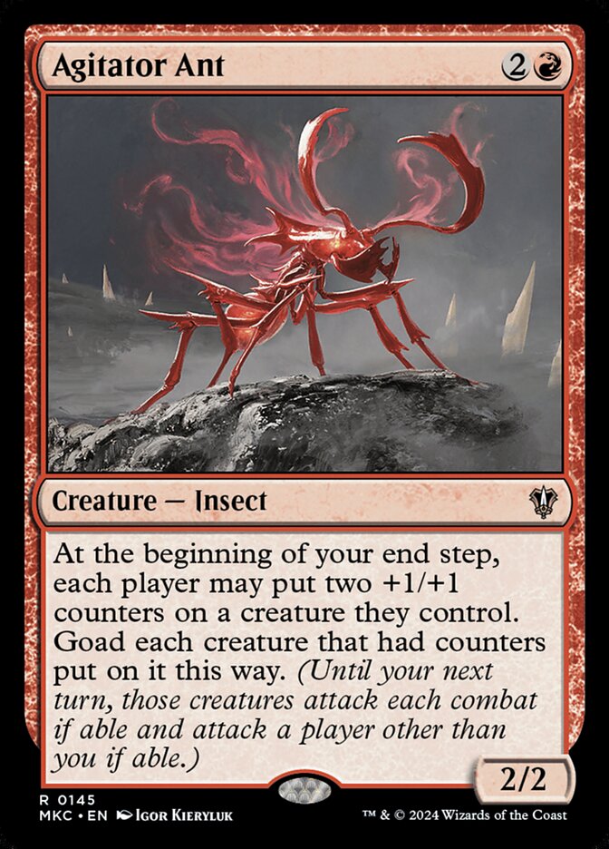 Agitator Ant — Murders at Karlov Manor Commander 145/358