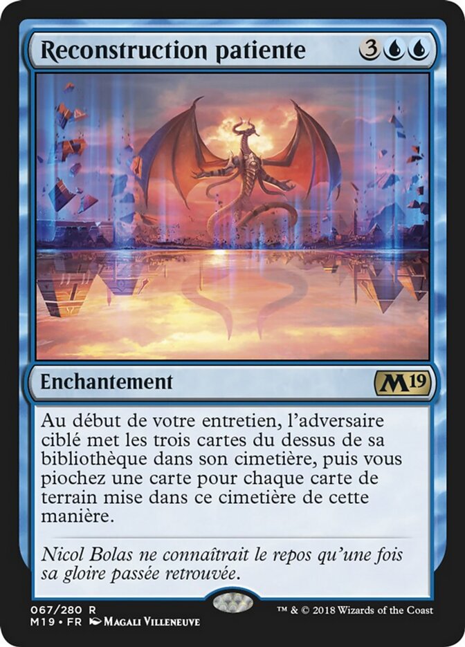 Reconstruction patiente — Core Set 2019 67/314