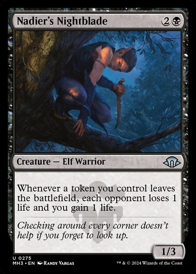Nadier's Nightblade — Modern Horizons 3 275/528