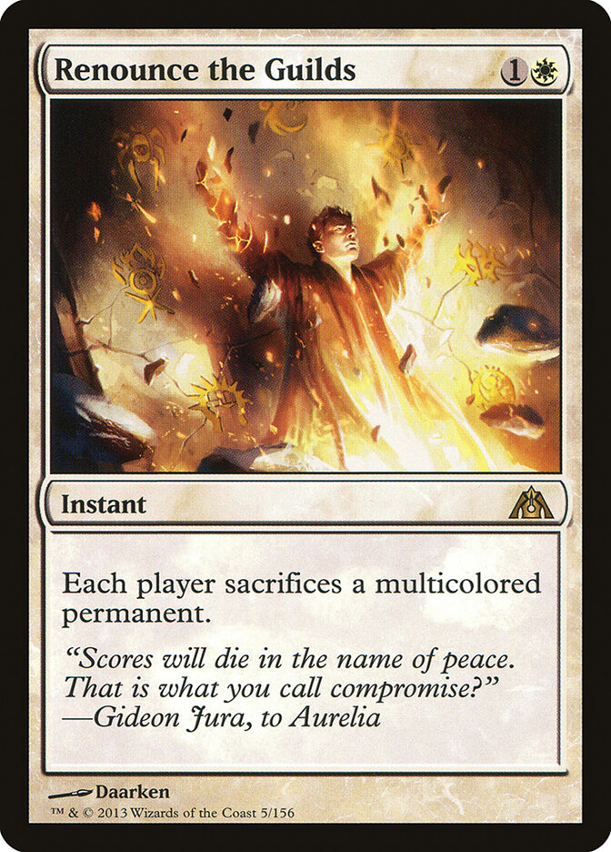 Renounce the Guilds — Dragon's Maze 5/156