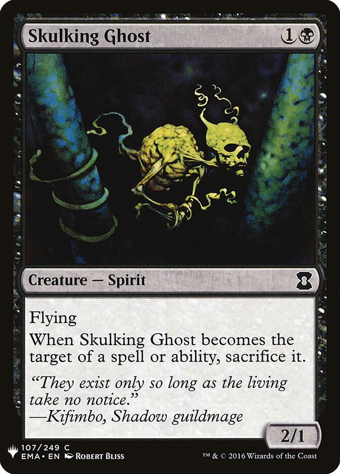 Skulking Ghost — The List EMA-107/5581