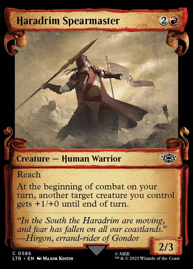 Haradrim Spearmaster — The Lord of the Rings: Tales of Middle-earth 586/856