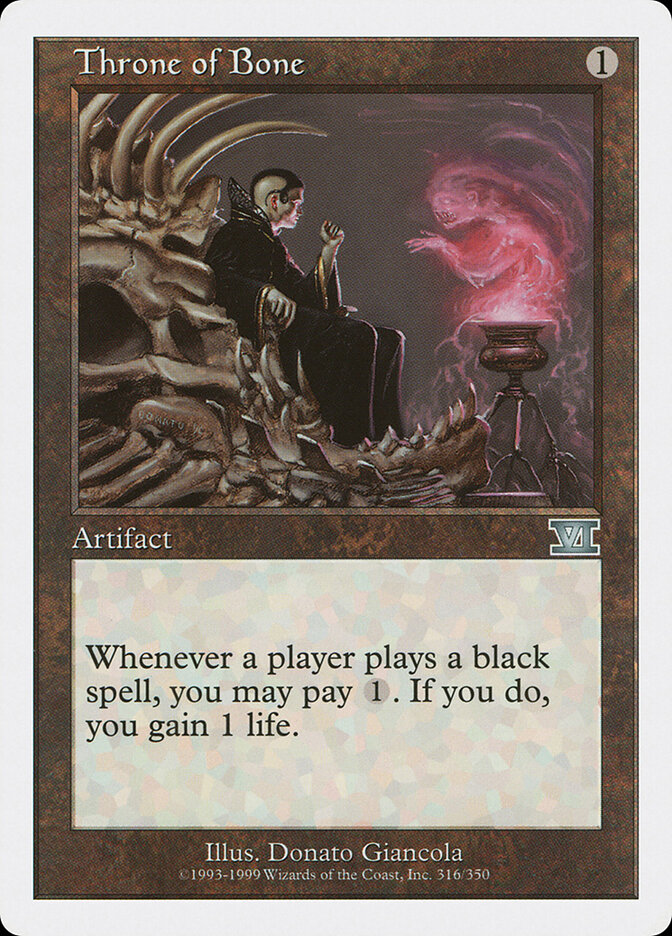 Throne of Bone — Classic Sixth Edition 316/351