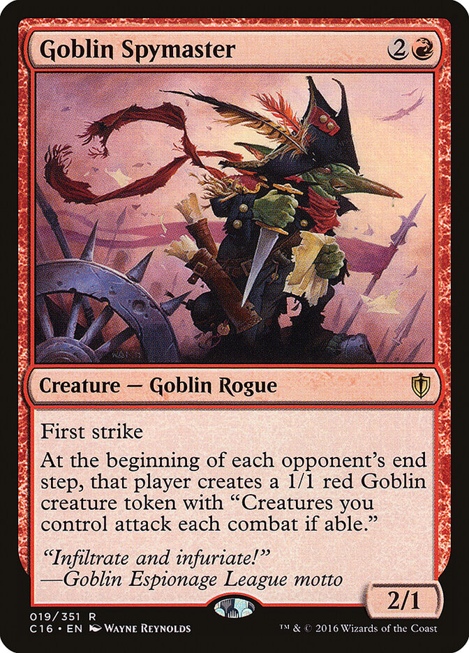 Maître espion gobelin — Commander 2016 19/351