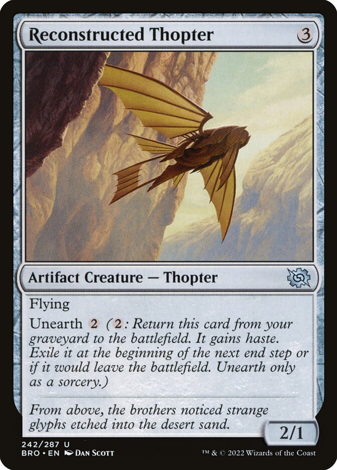 Reconstructed Thopter — The Brothers' War 242/399