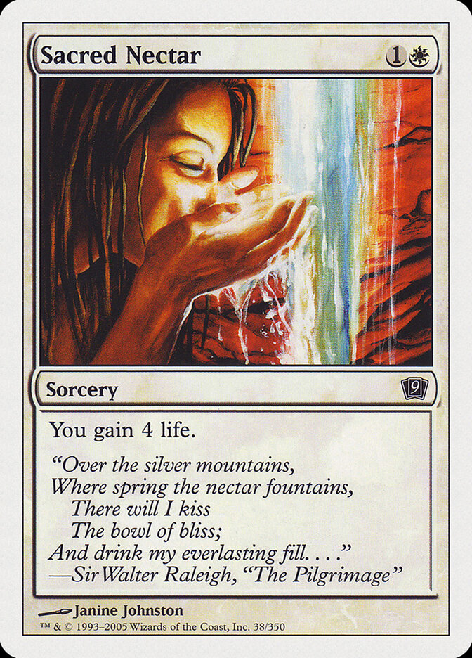 Sacred Nectar — Ninth Edition 38/709