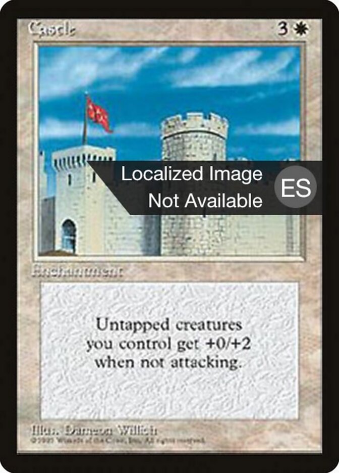 Castle — Fourth Edition Foreign Black Border 12/378
