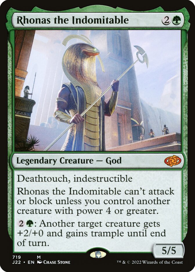 Rhonas the Indomitable — Jumpstart 2022 719/835