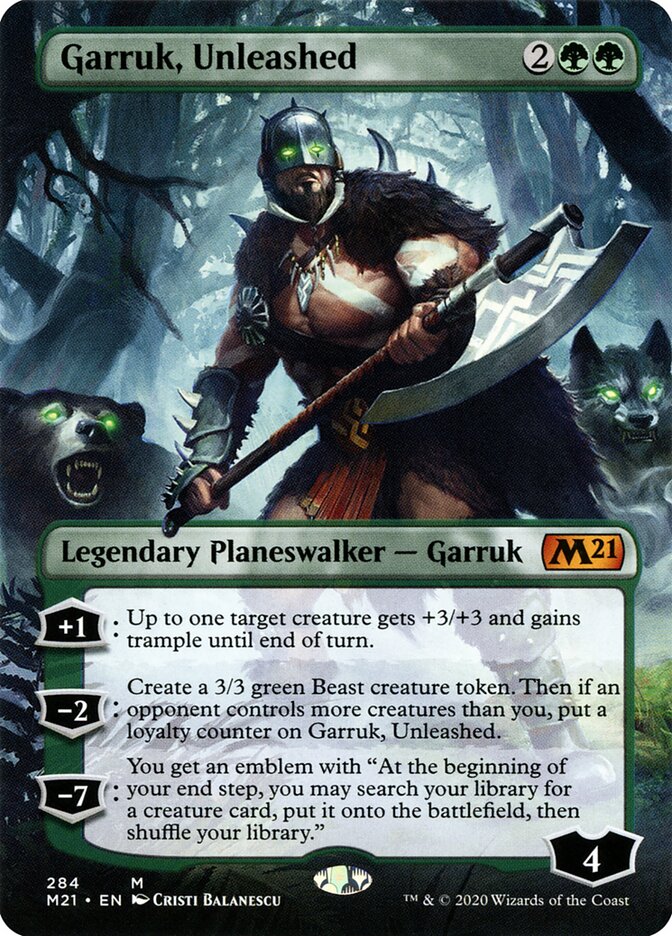 Garruk, Unleashed — Core Set 2021 284/397