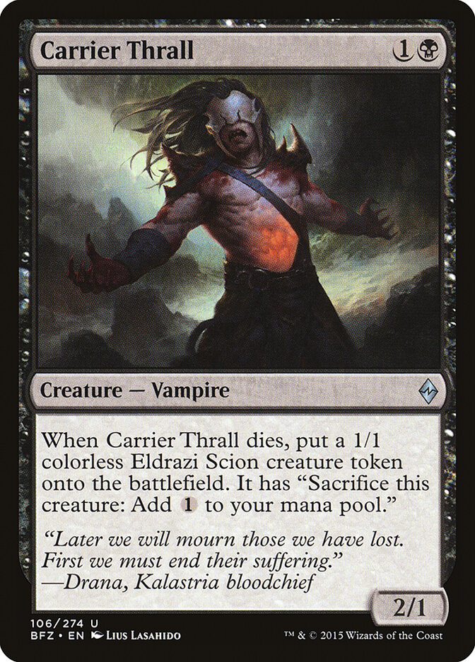 Carrier Thrall — Battle for Zendikar 106/299