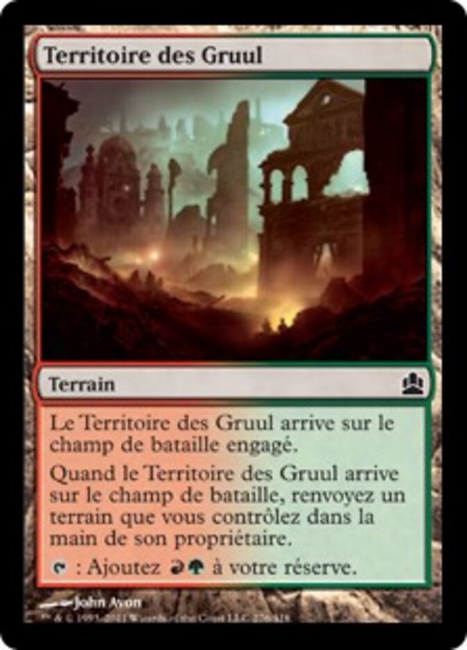 Territoire des Gruul — Commander 2011 276/318