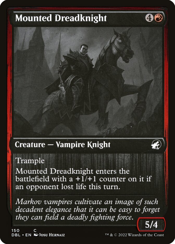 Mounted Dreadknight — Innistrad: Double Feature 150/535