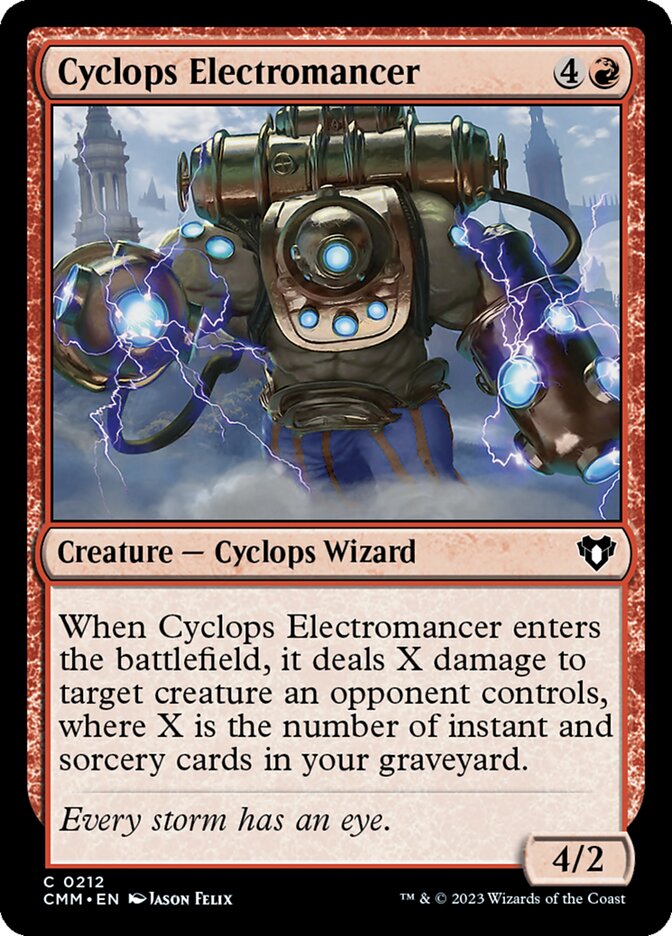 Cyclops Electromancer — Commander Masters 212/1067