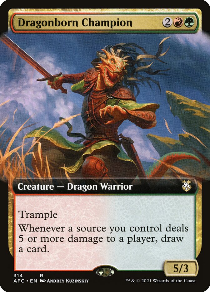 Dragonborn Champion — Forgotten Realms Commander 314/331