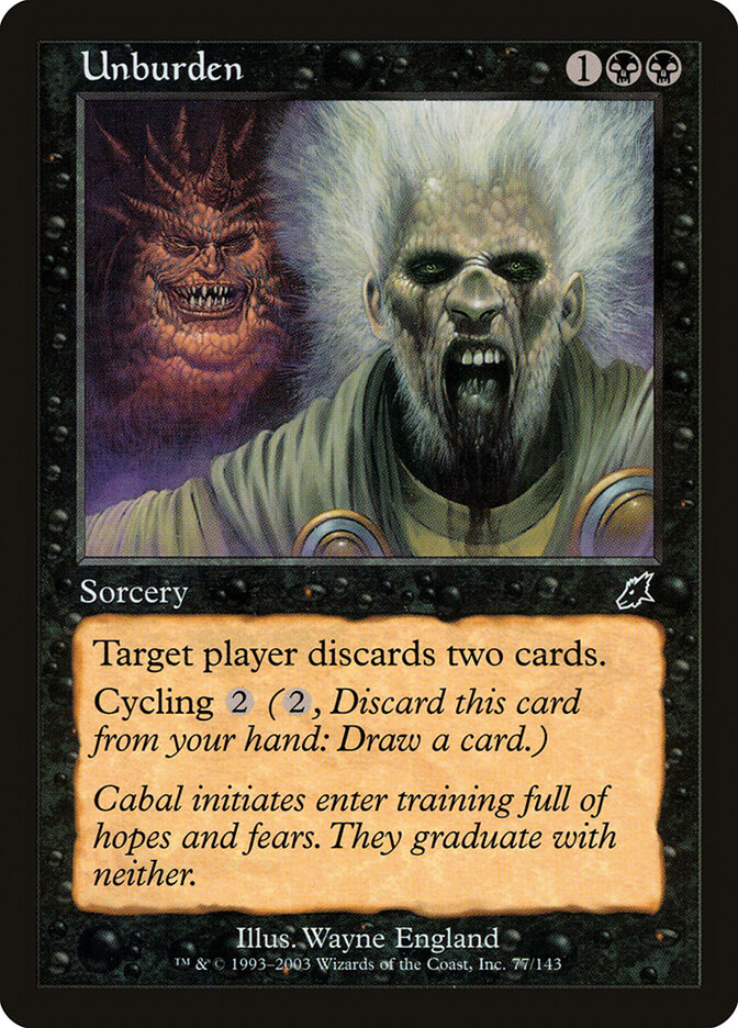 Unburden — Scourge 77/143