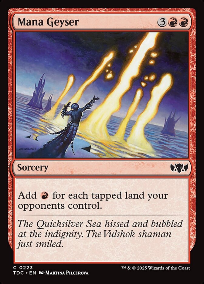 Mana Geyser — Tarkir: Dragonstorm Commander 223/413