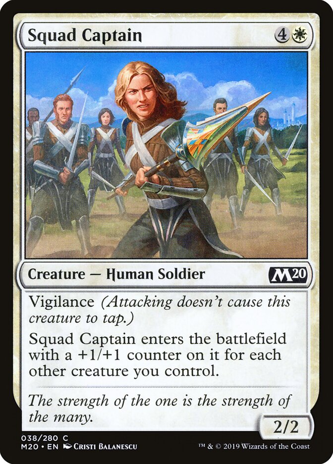 Squad Captain — Core Set 2020 38/345