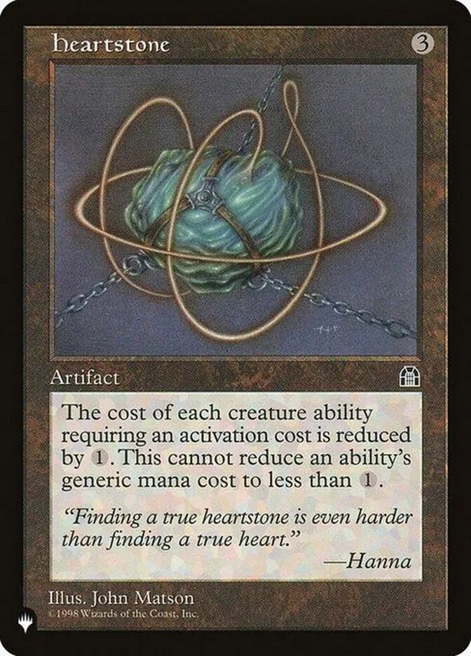 Heartstone — The List STH-134/5581